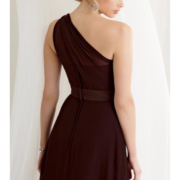 Jordan Fashions dress 471 in cranberry - Picture 3 of 4